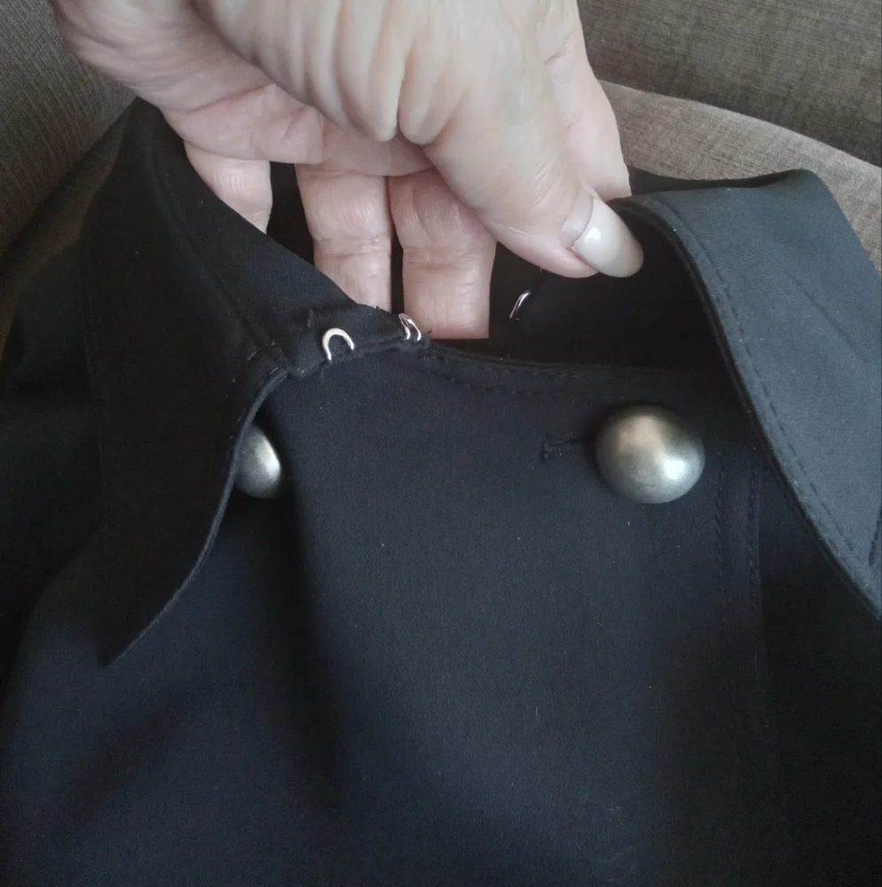 Votre Nom Black Pea Jacket 12/14 - Picture 9 of 11
